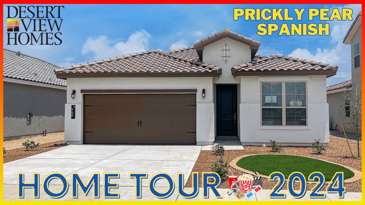 New Homes for Sale in El Paso TX 2024 I Prickly Pear Spanish by Desert View Homes