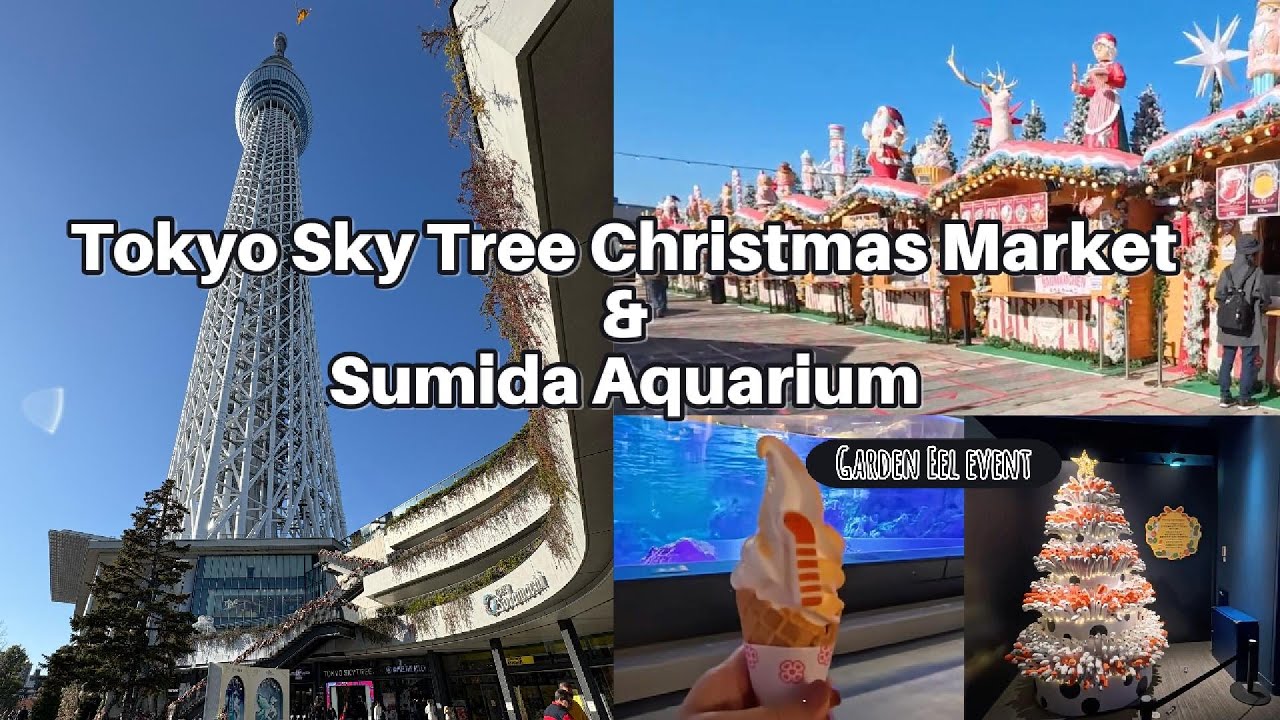 Tokyo Sky Tree Christmas Market & Sumida Aquarium: Garden Eel (Chin Anago チンアナゴ) Event