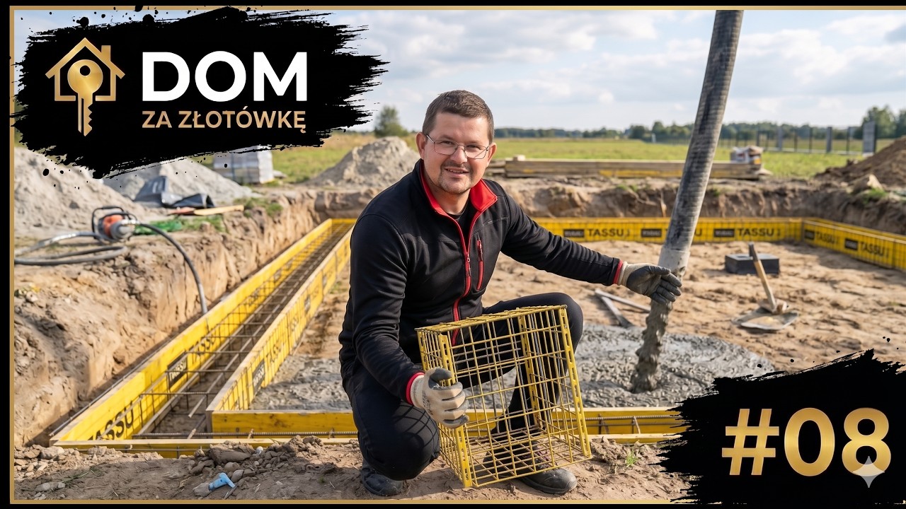 Dom za Złotówkę -  Mój Patent jak zrobić szalunek w jeden dzień samemu  odc 8