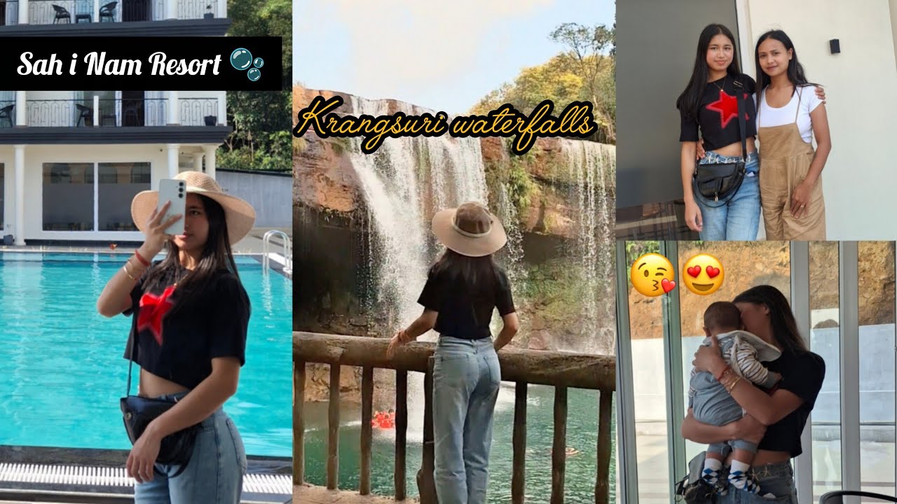 A little gateway 🍃|| 📍Sah I Nam Resort 🫧|| Krangsuri waterfalls 😍||
