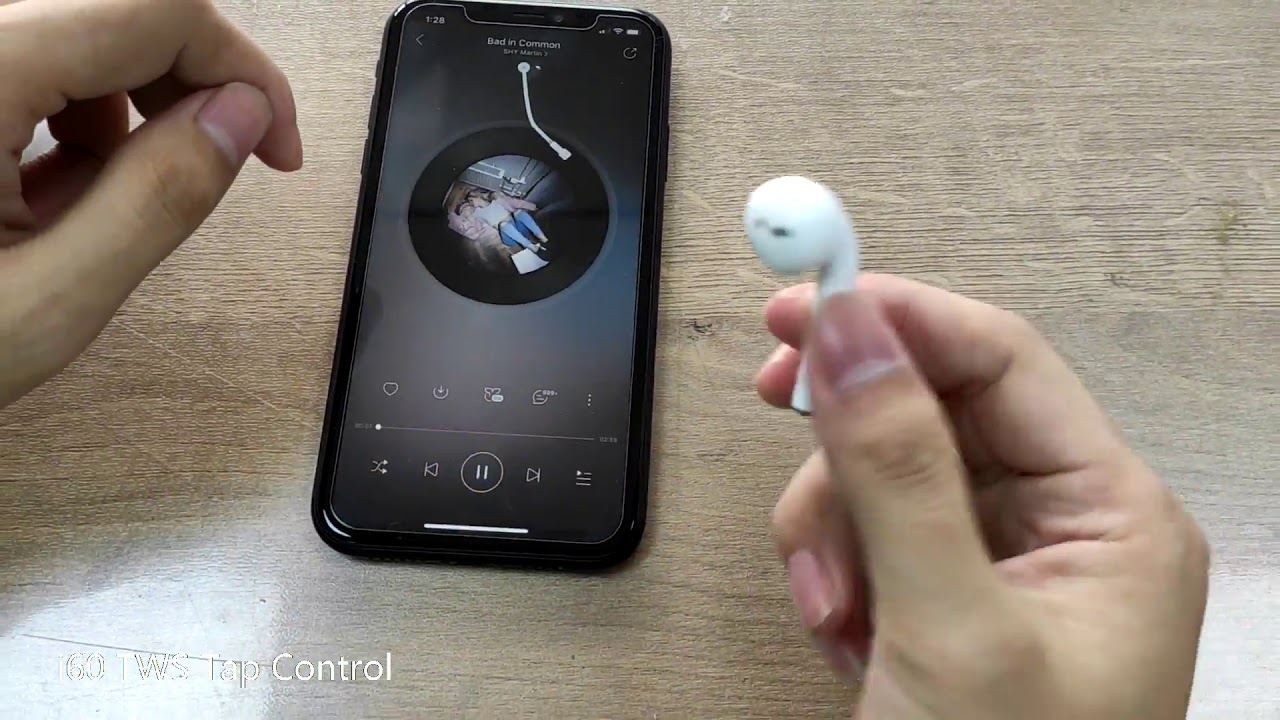 i60TWS Tap control PK i20 TWS Touch control