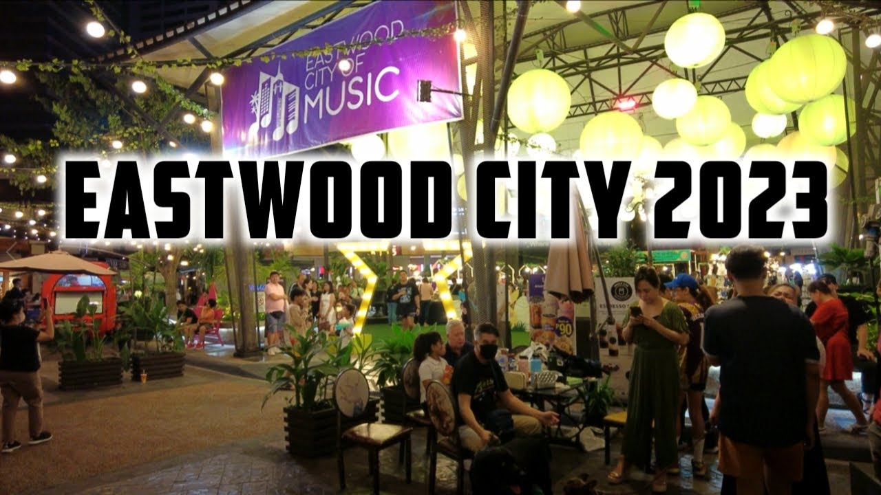 [4K] Bright Lights & Night Life! EASTWOOD CITY Quezon City Night Walking Tour 2023!