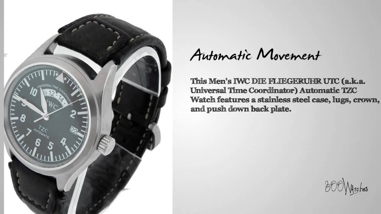 IWC TZC Pilots UTC Spitfire Automatic Date Watch