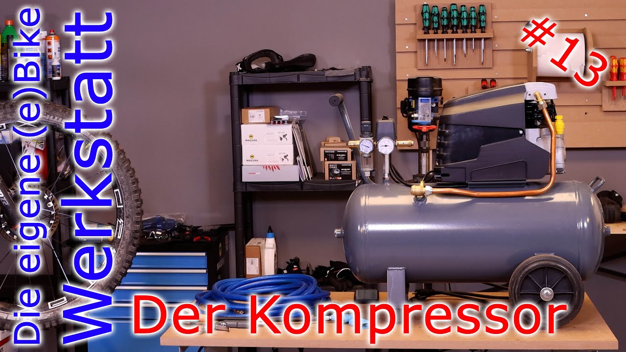 Druckluft und Kompressor in der (e)Bikewerkstatt