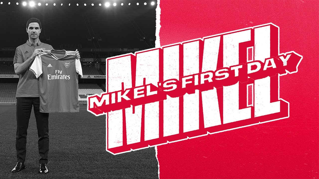 BEHIND THE SCENES | Mikel Arteta's first day | Arsenal's new head coach