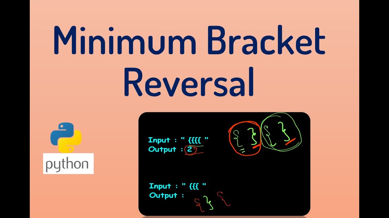 Minimum Bracket Reversals needed to make an expression balanced | Stack Data Structure