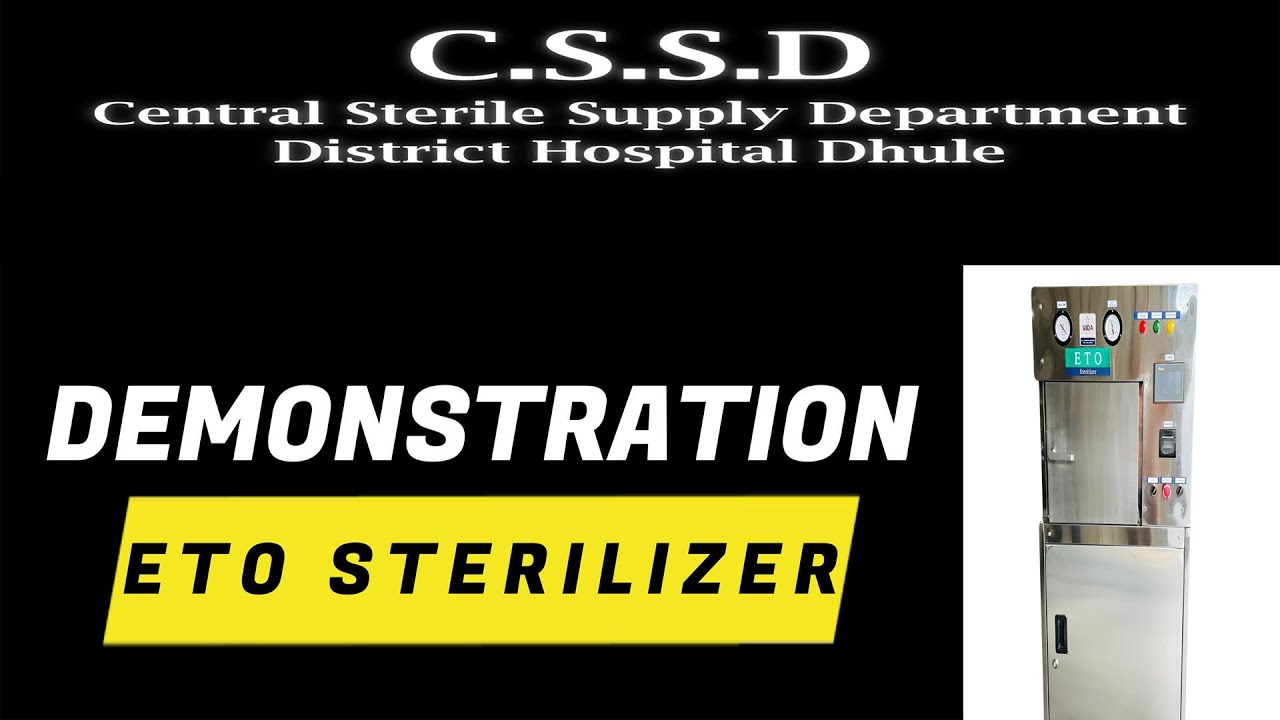ETO Sterilizer Demonstration | CSSD | Ethylene Oxide Sterilization | Central Sterile Supply Dept.