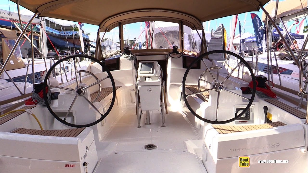 2017 Jeanneau Sun Odyssey 389 Yacht - Deck and Interior Walkaround - 2016 Annapolis Sailboat Show