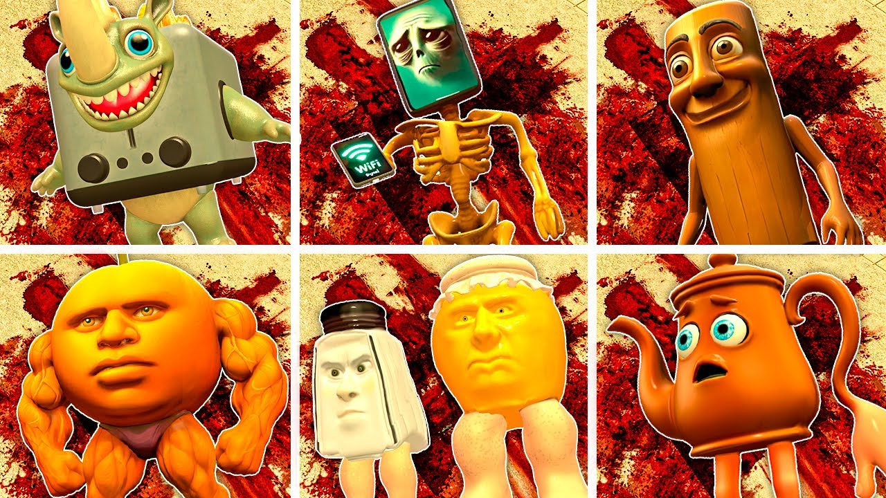TORTURE ALL RHINO TOASTERINO POT HOTSPOT TUNG TUNG TUNG SAHUR & MORE - GMOD