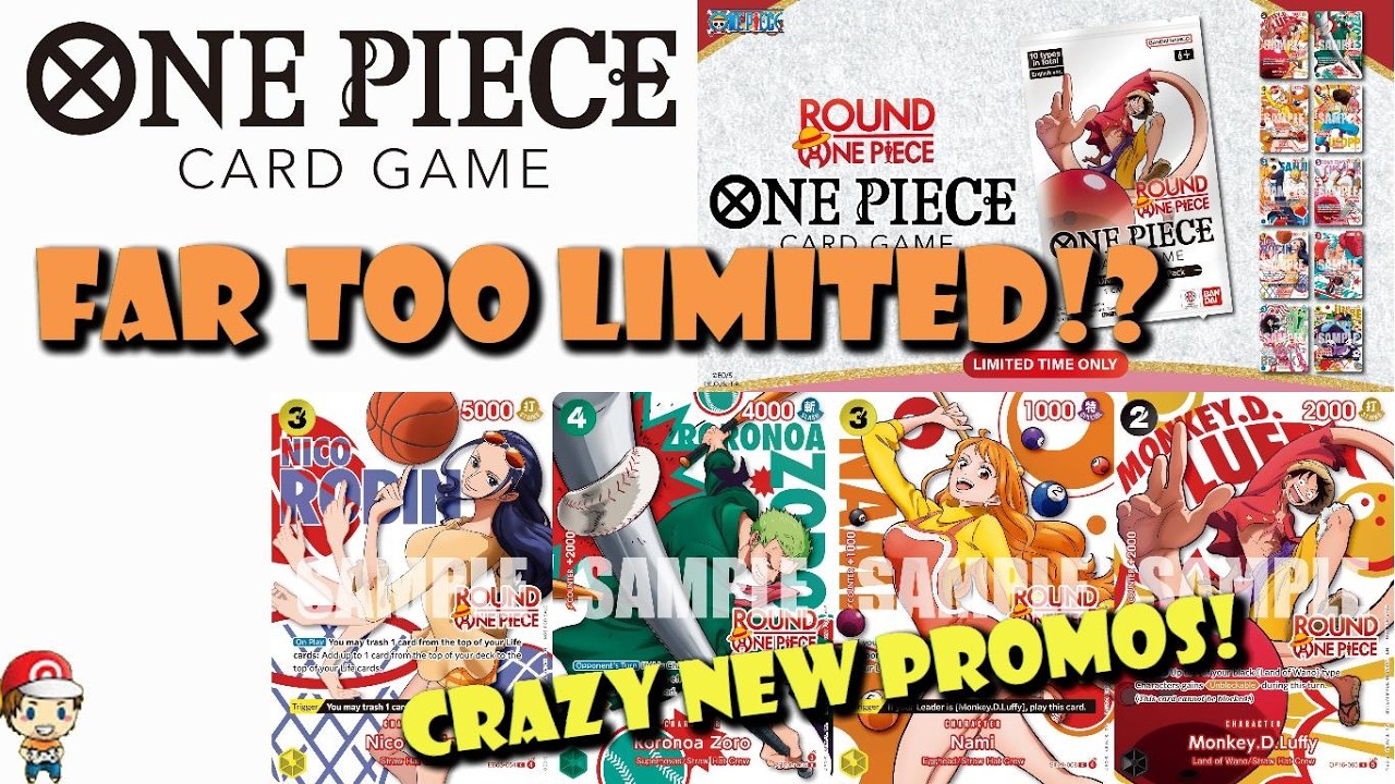 Промокарты One Piece TCG от Round 1 просто потрясающие! Столько всего! Не слишком ли их мало!? (Н...