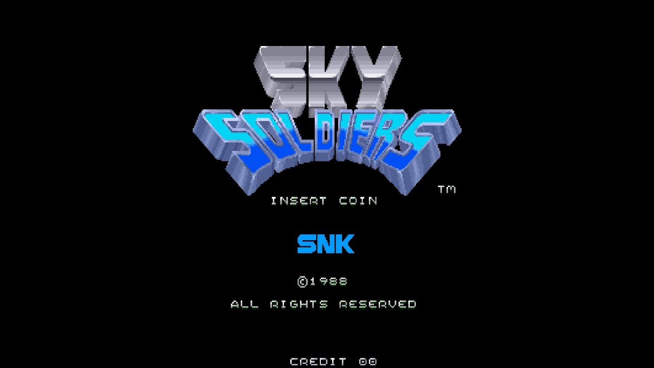 Sky Soldiers. [Arcade -  Alpha Denshi, SNK, Romstar]. (1988). 1CC. 60Fps.