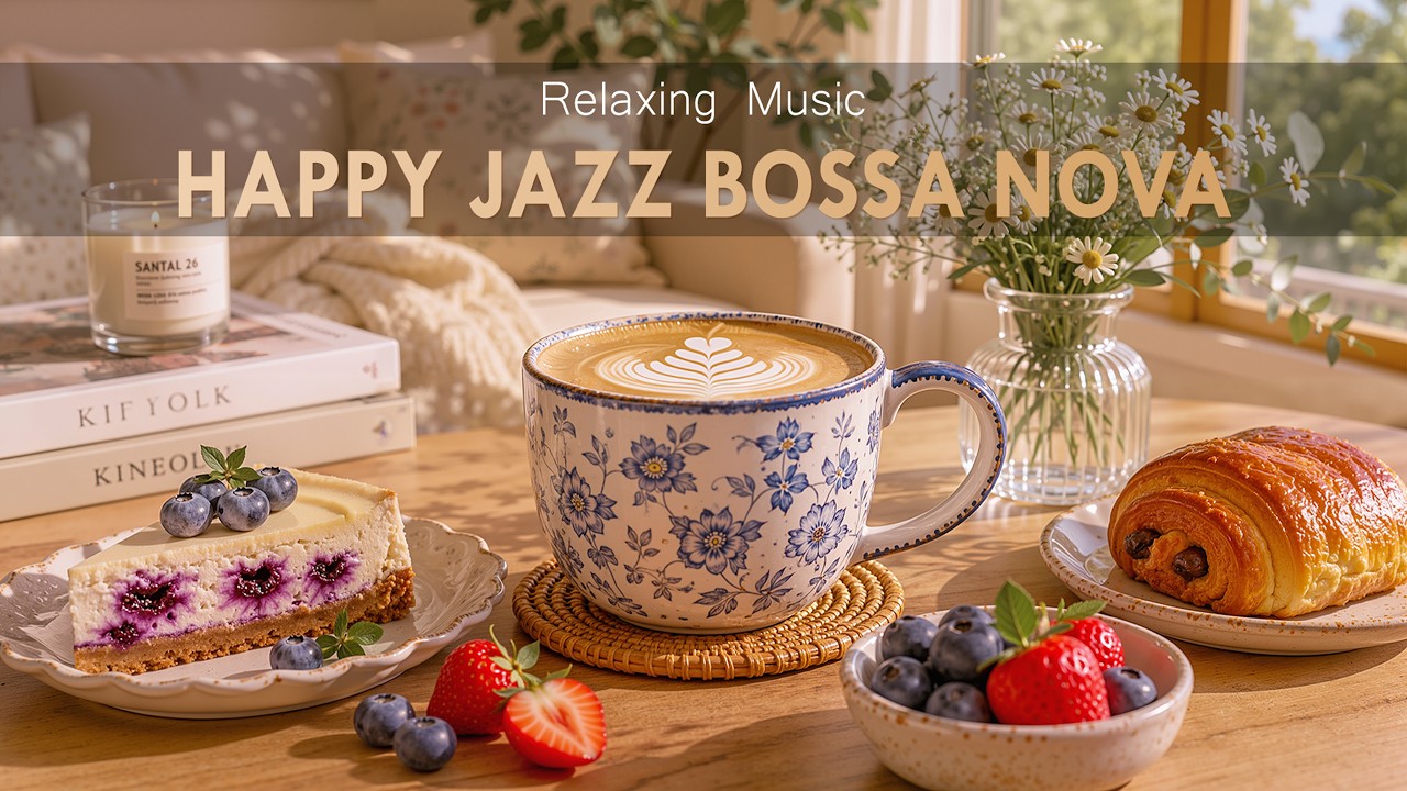 June Jazz ~ Sweet Summer Morning Jazz Cafe & Soothing Bossa Nova Instrumental for Great Mood