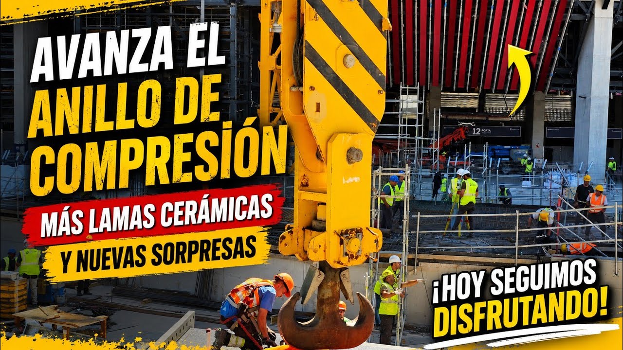 El CAMP NOU ESTA QUE ARDE 🚨 Obras en el Camp Nou. 