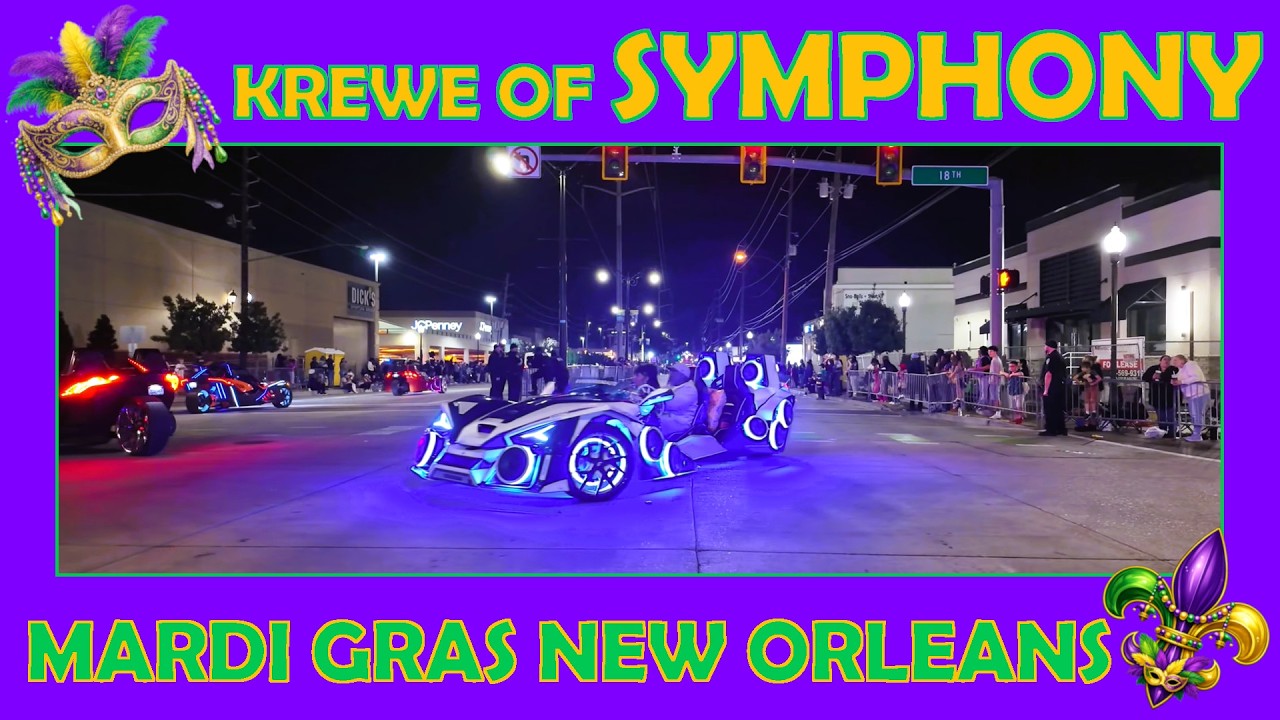 🎭 Krewe of Symphony, Mardi Gras 2026, Metairie, Louisiana 🎺
