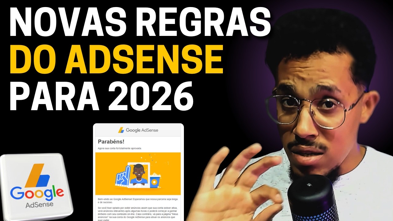 ATENÇÃO! Novas regras DO ADSENSE para 2026 JÁ COMEÇOU