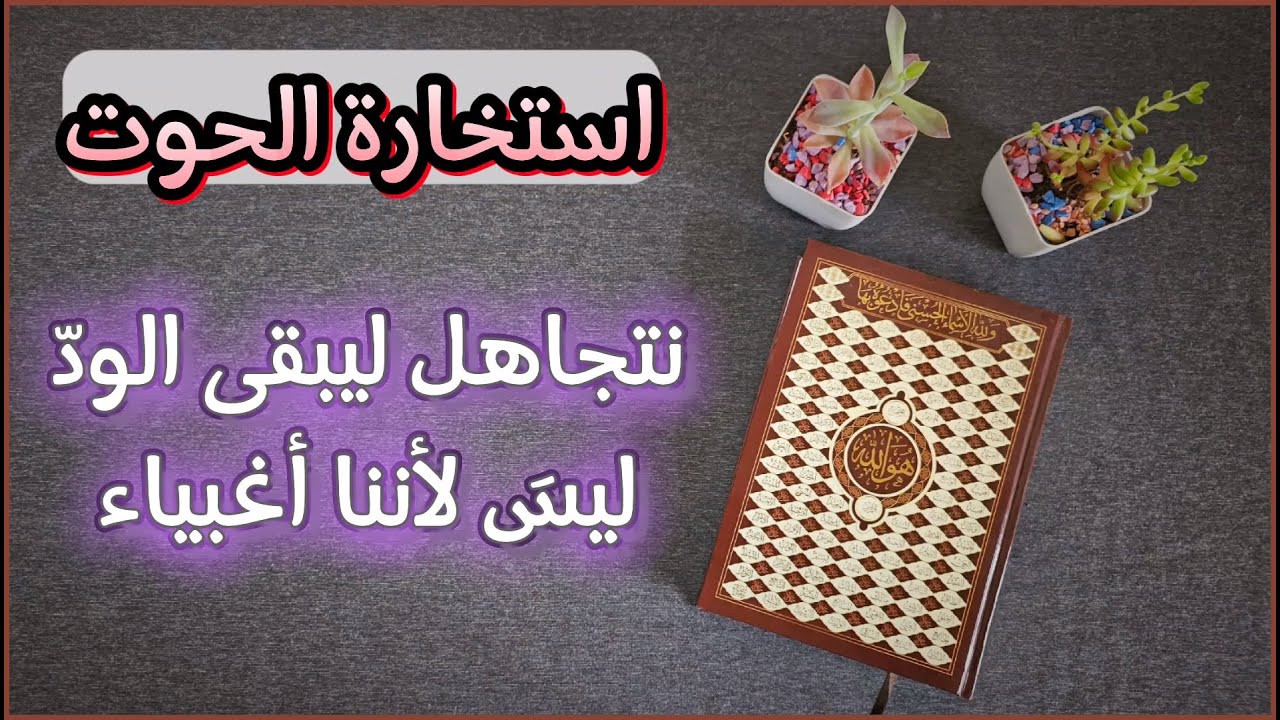 استخارة عامّة بالقرآن الكريم لمواليد برج الحوت شاملة جوانب الحياة بطاقة زمنية مفتوحة بتاريخ ليوم.