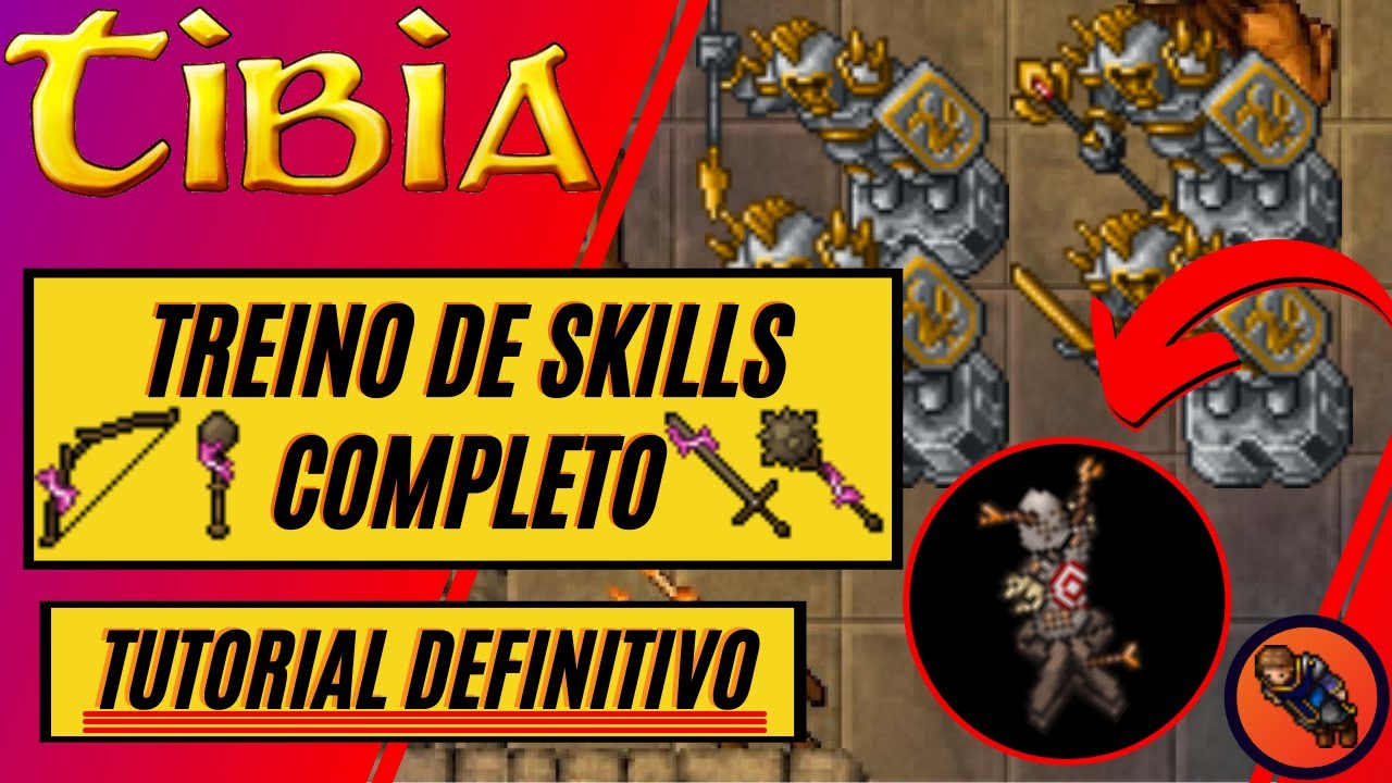 COMO TREINAR SKILL TIBIA - TUTORIAL DEFINITIVO