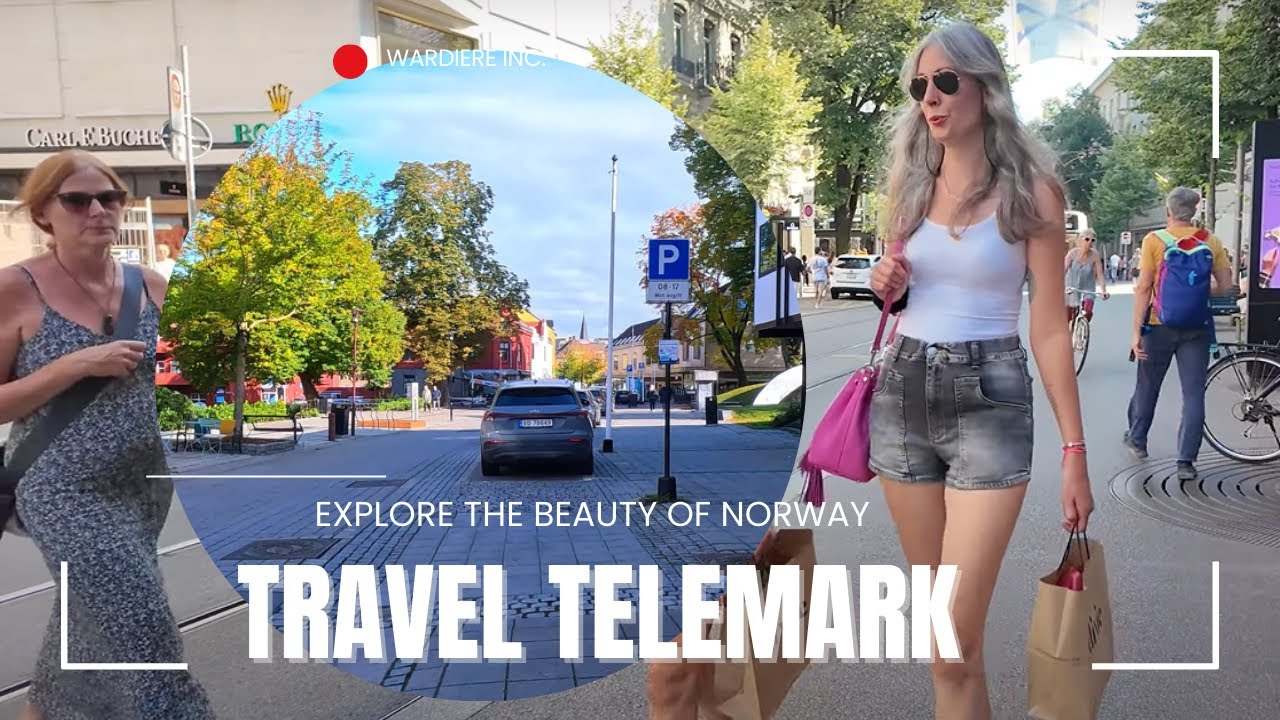 Porsgrunn city walking tour Norway Telemark Part-02