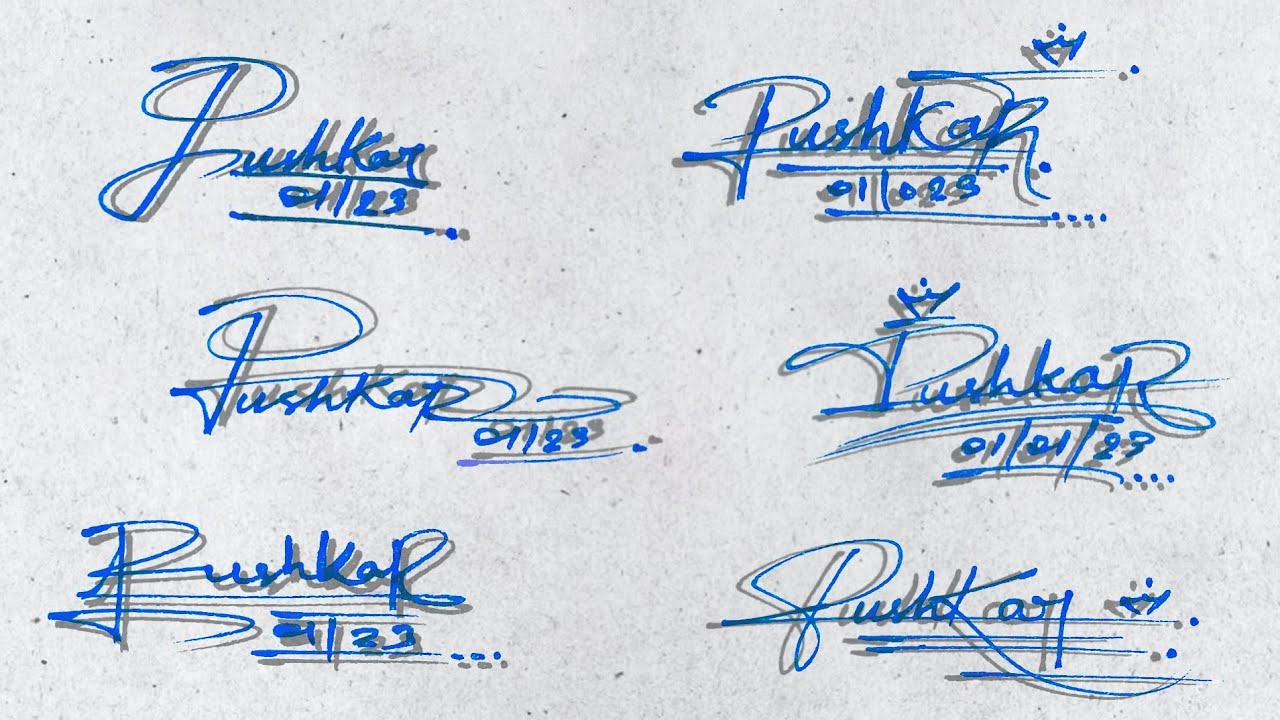 How to sign your name | stylish signature for letter P | signature tips | letter P signature style