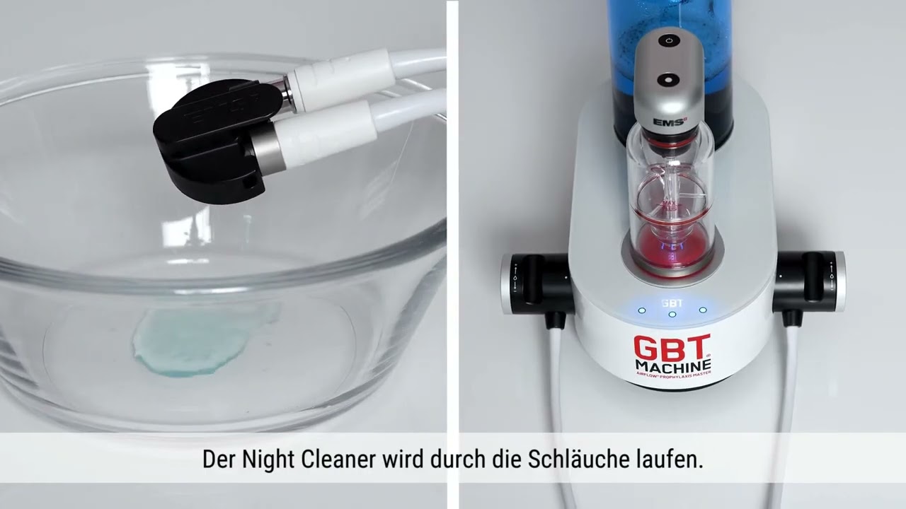 Wie erfolgt die tägliche Wartung der GBT Machine?
