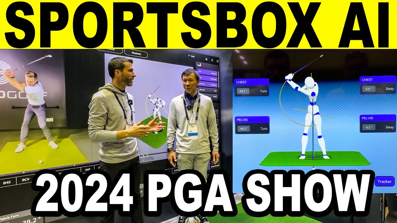 Программное обеспечение и камеры для анализа свинга в гольфе SportsBox AI (выставка PGA 2024)