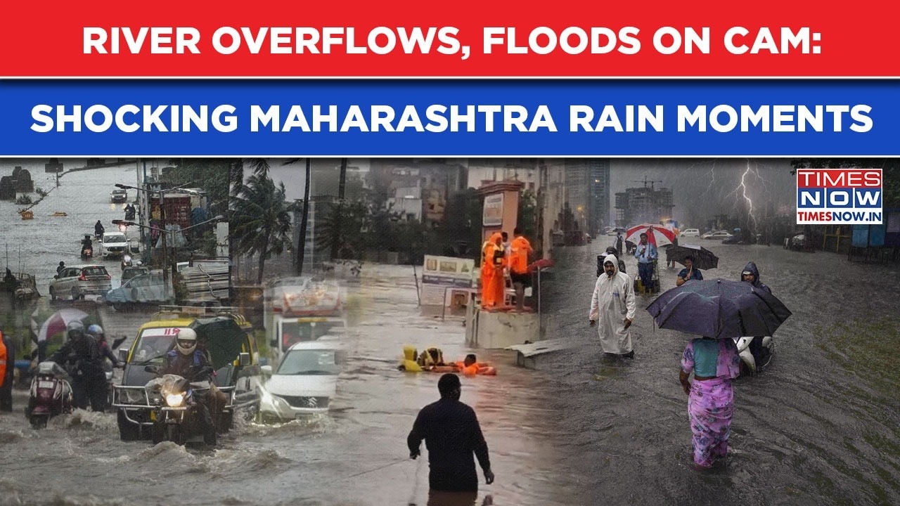 Maharashtra Rain: River Overflows, Flood Hits Village| Horror On Cam| IMD's Red Alert Amid Fears