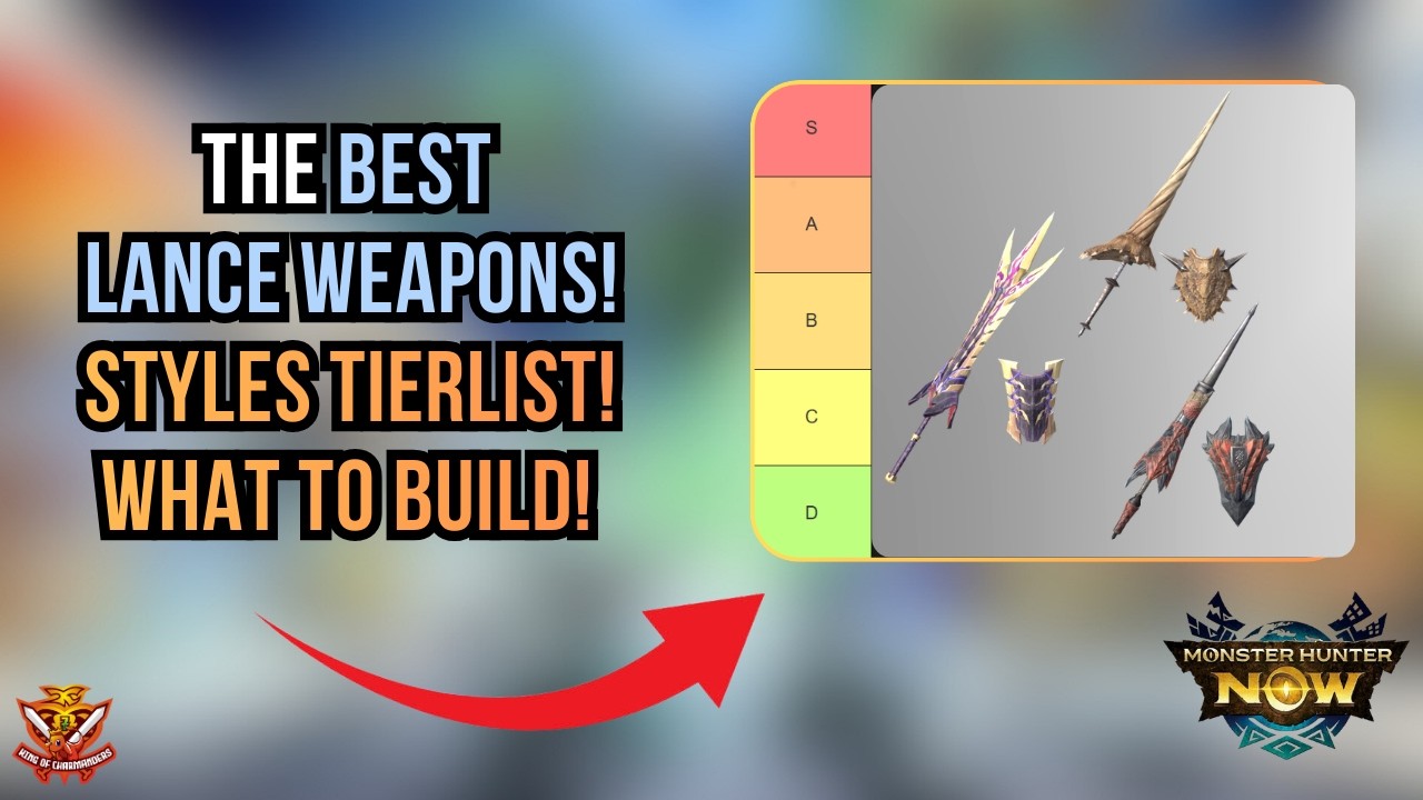 The BEST LANCE WEAPON STYLE  META TIERLIST! WHAT TO BUILD! l Monster Hunter Now