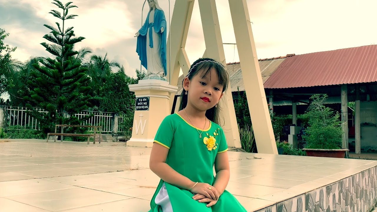 HẠT NGỌC MÂN CÔI DÂNG MẸ - BÉ NUNA 4 TUỔI - THÁNH CA THIẾU NHI - NHẠC CHÚA