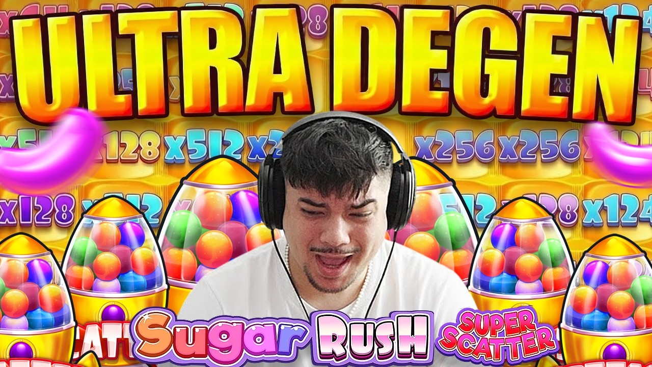 We DID EXPENSIVE SPINS on Sugar Rush Super Scatter...