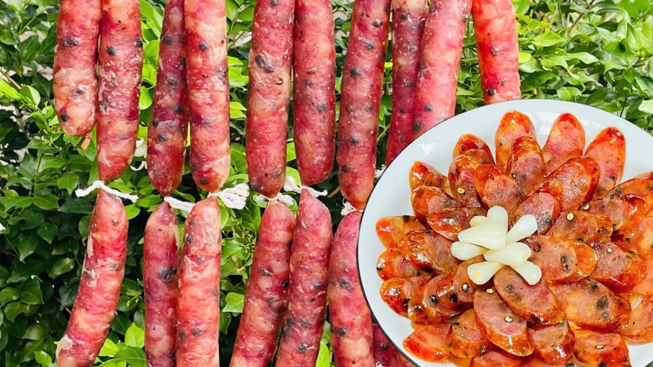 Cách làm lạp xưởng tôm không phẩm màu an toàn hợp vệ sinh
