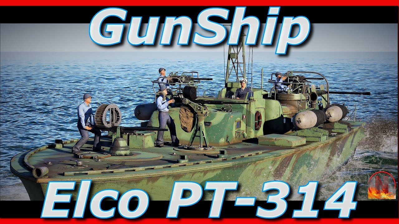 War Thunder || Naval Warfare - Elco PT-314