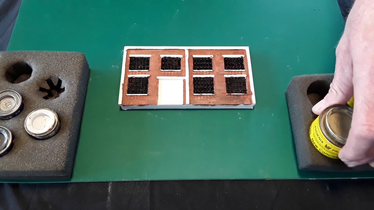 PAINTING STONECAST BRICK INDUSTRIAL BUILDINGS