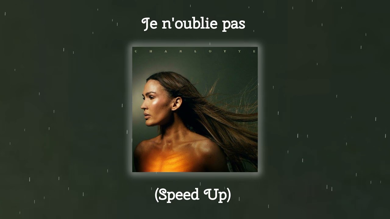 Vitaa - Je n'oublie pas (Speed Up)