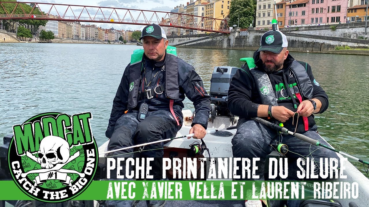 Pêche printanière du silure avec Xavier Vella et Laurent Ribeiro
