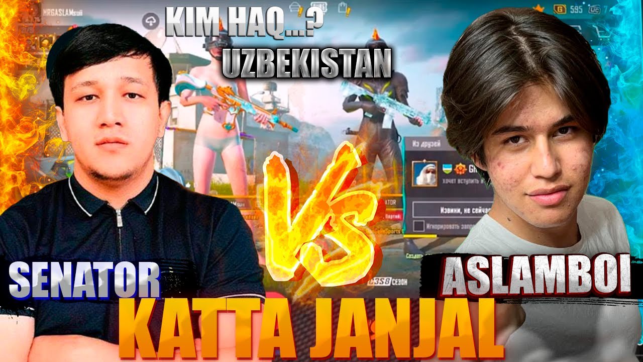 Senator va Aslamboi Katta Jannal - ASLIDA NIMA BO'LGAN🤷‍♂️ PUBG MOBILE