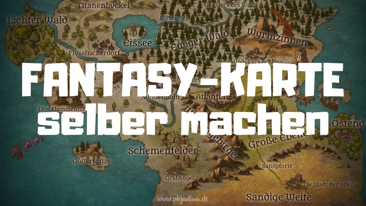 So erstellst du deine eigene Fantasy-Karte - kostenlos und ohne Vorkenntnisse!