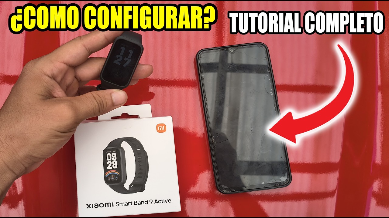 COMO CONFIGURAR XIAOMI SMART BAND 9 ACTIVE ✅  ¡Guía COMPLETA!