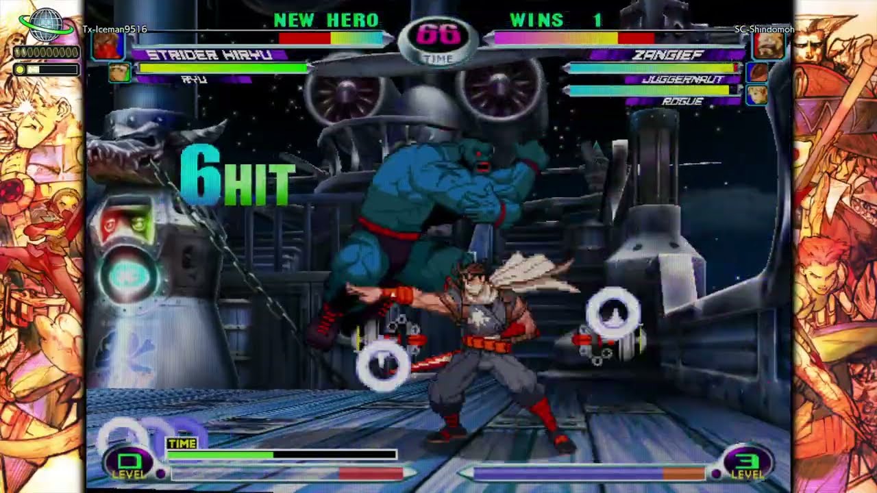 MvC2-Tx_Iceman9516 vs SC-Shindomoh