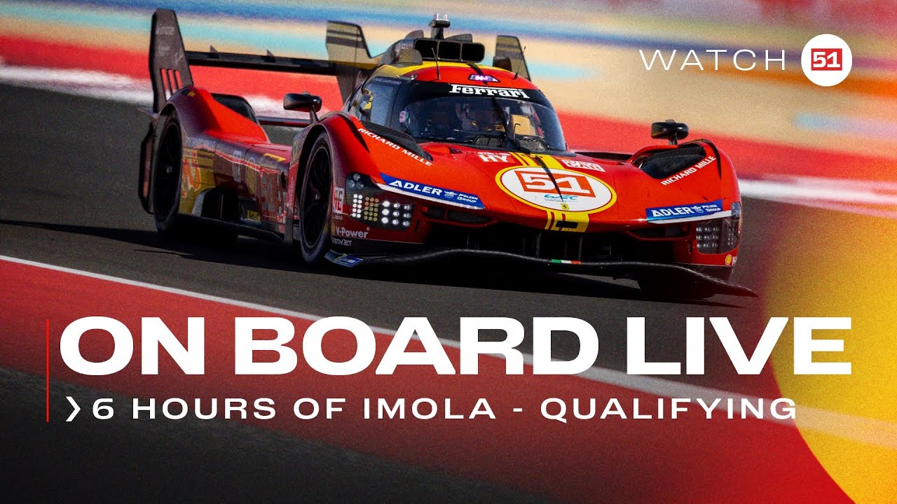 Onboard car #51 for QUALI at #WEC Imola 6H | Ferrari Hypercar