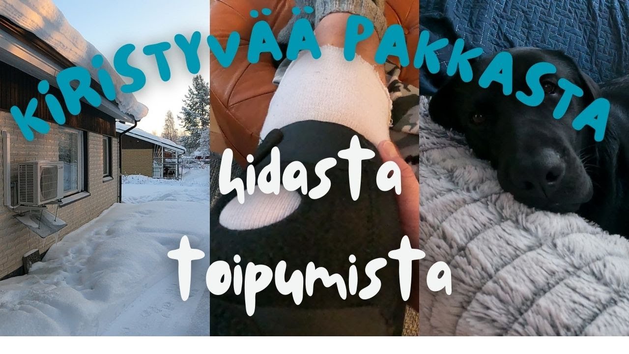 Pakkasta ja hidasta toipumista