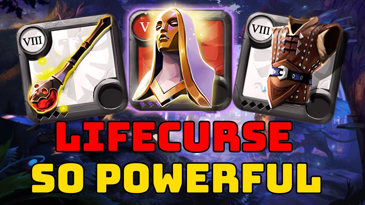 Lifecurse Staff l POWERFUL Weapon l Mist l Albion Online