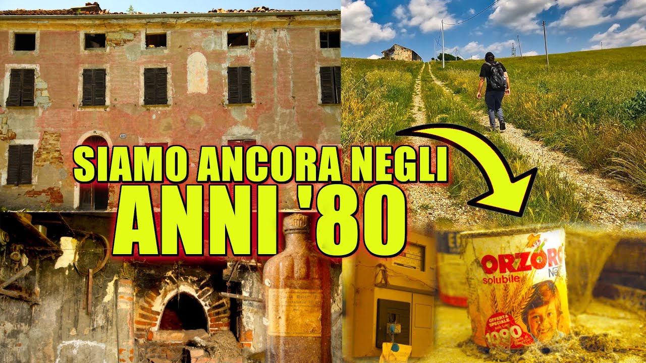 UNA CASA ABBANDONATA NEGLI ANNI '80 CON TANTI OGGETTI E RICORDI: NON ENTRA NESSUNO DA DECENNI!
