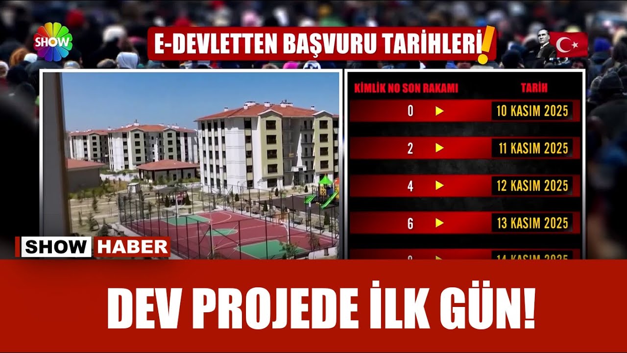 500 bin konut i&ccedil;in başvurular başladı!