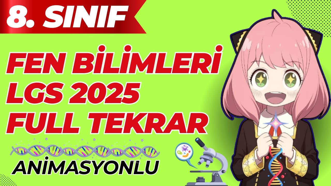 8. Sınıf Fen Bilimleri Full Tekrar 2025 Lgs