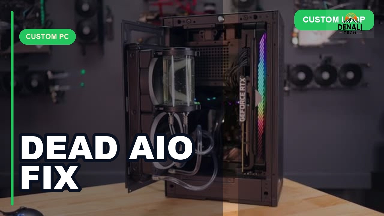 Я превратил неисправную систему жидкостного охлажения в кастомную систему с резервуаром! (Инструк...