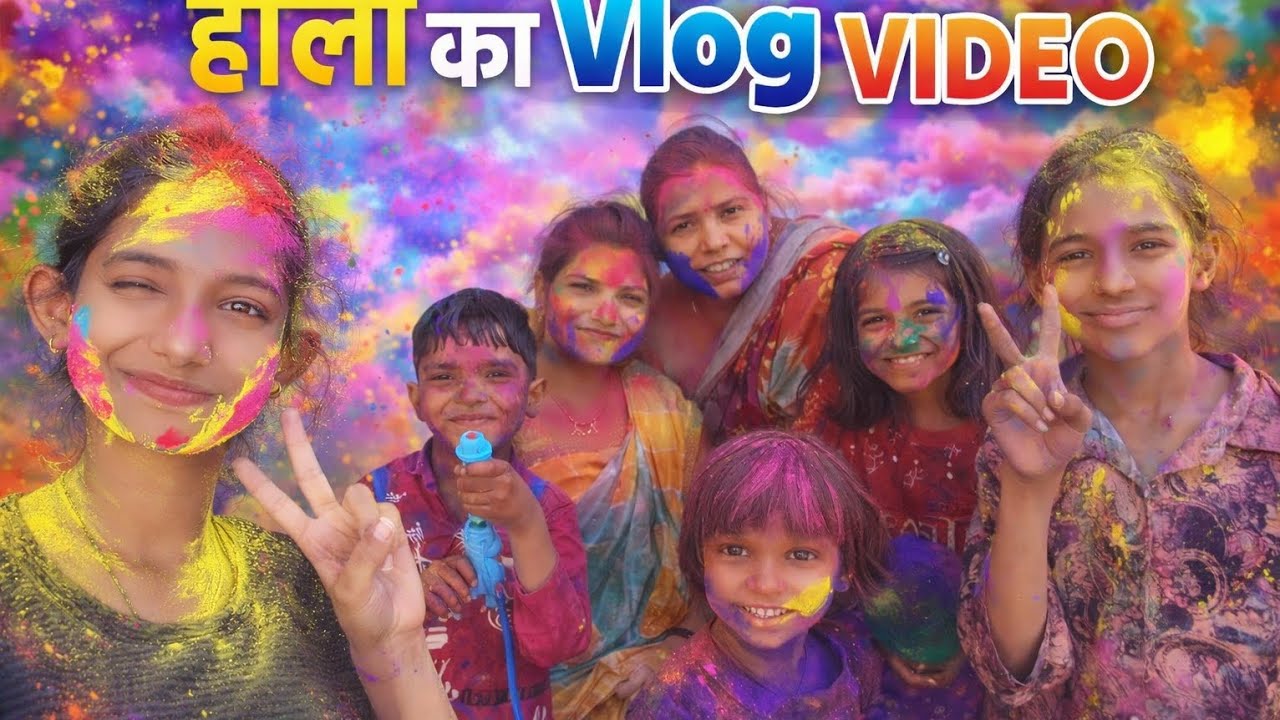 रंग, मस्ती और ढेर सारी हंसी 😂🌈 | Holi Special Vlog#HoliVlog#Holi2026#HoliMasti