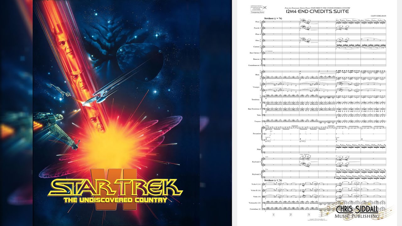 END CREDITS SUITE from Star Trek VI: The Undiscovered Country - Cliff Eidelman