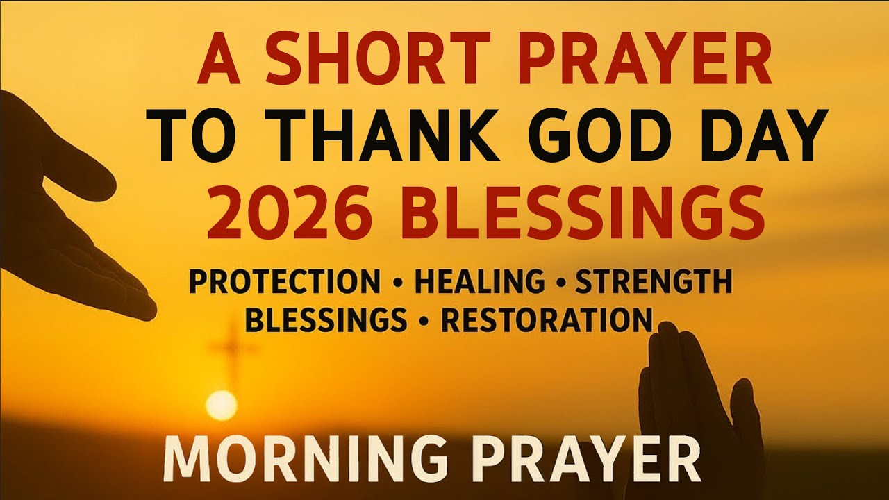 POWERFUL MORNING PRAYER 2026 🙏 This Year WILL NOT BREAK You — GOD CANCELS EVERY SORROW