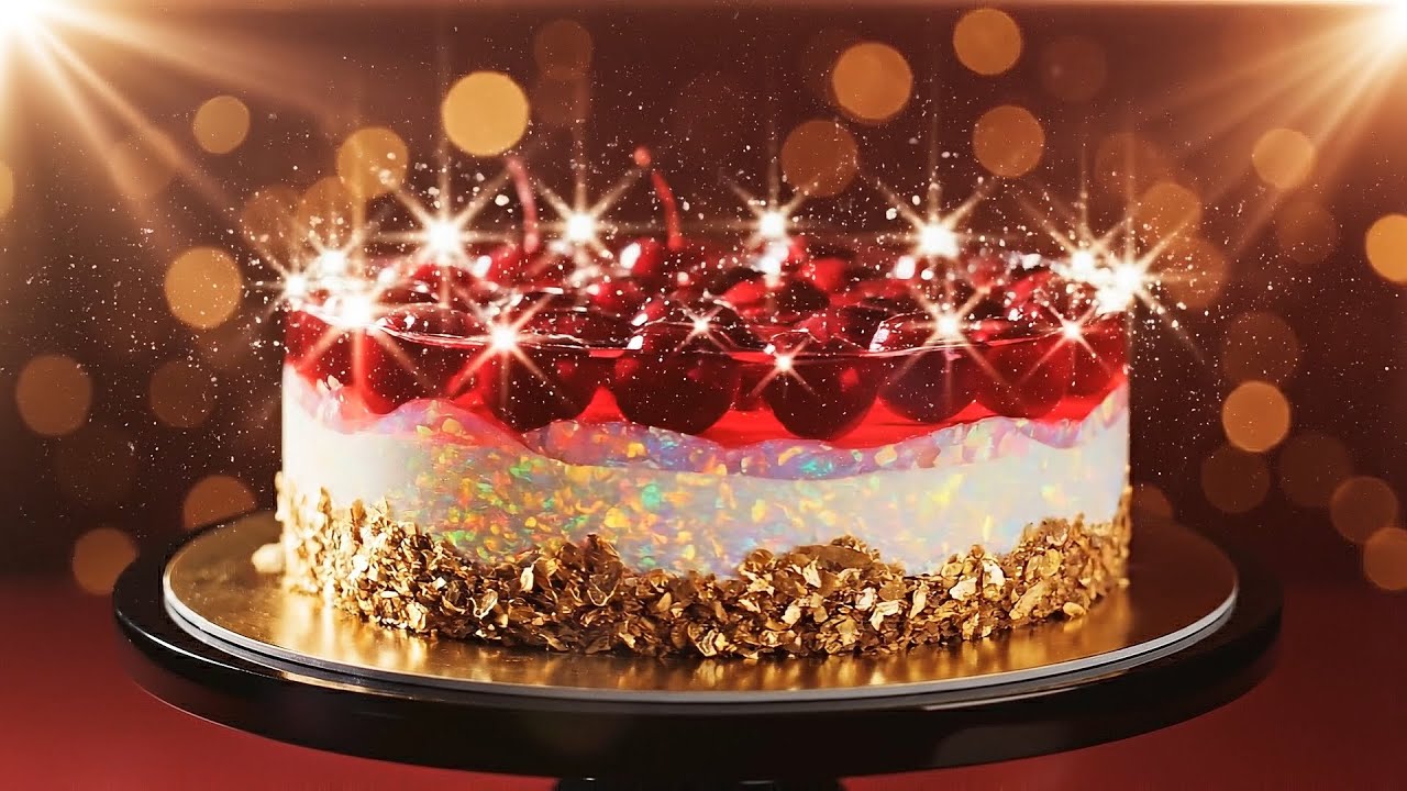 This Glass CHERRY CHEESECAKE Sounds UNREAL😳🍒 ASMR