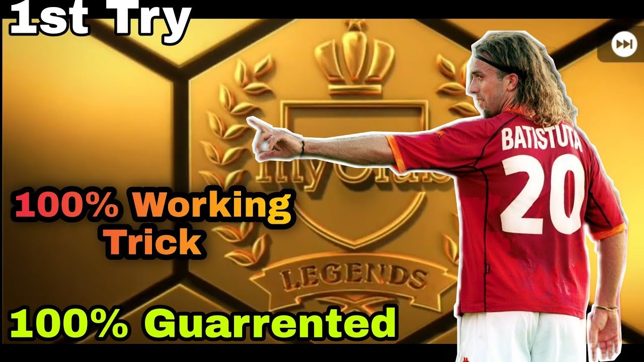 Trick To Get BATISTUTA from LEGEND Box Draw PES 2021/How to get legend from legend box draw #shorts